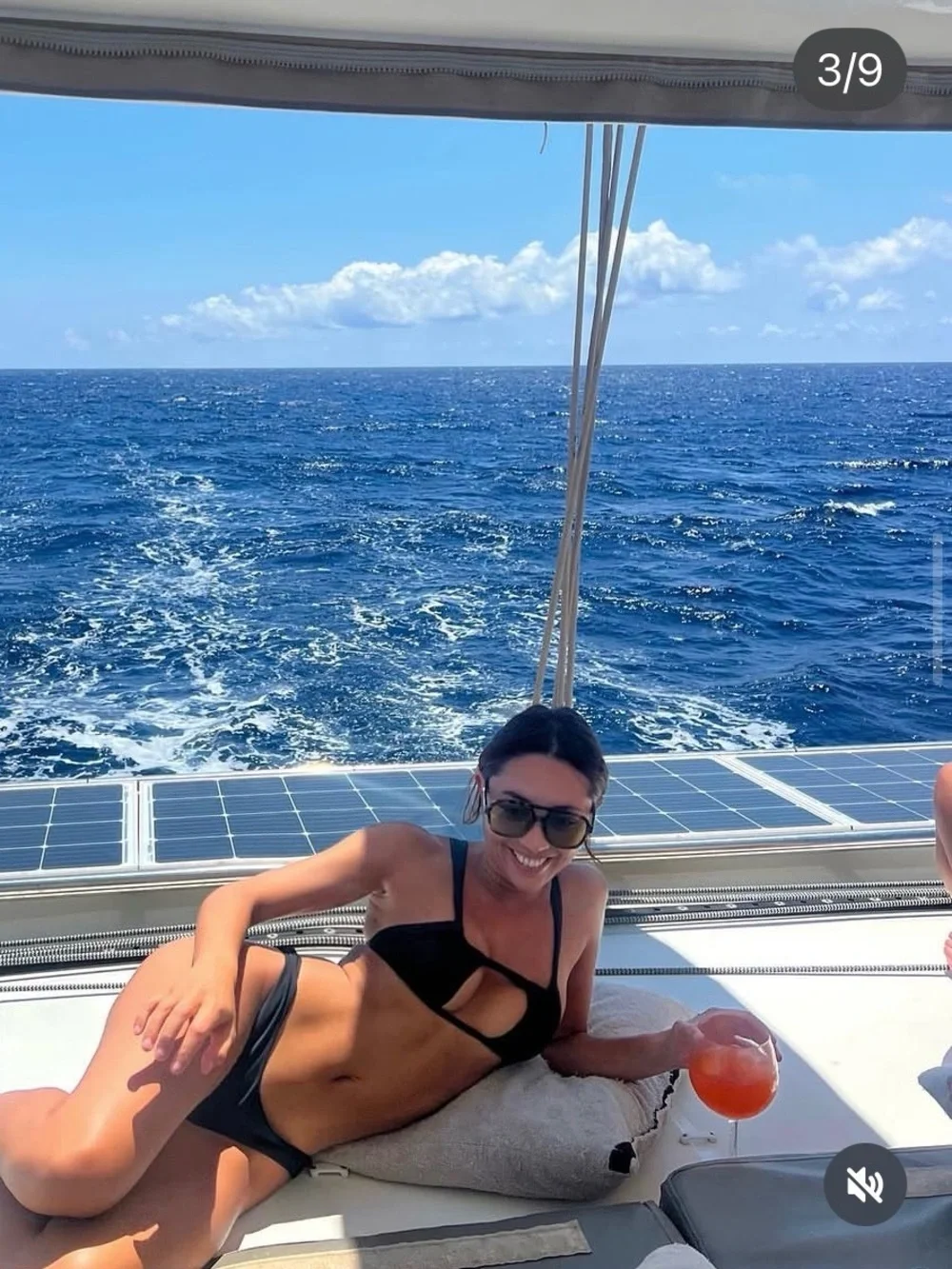 Frankie's Bikinis Black Cutout Bikini Top